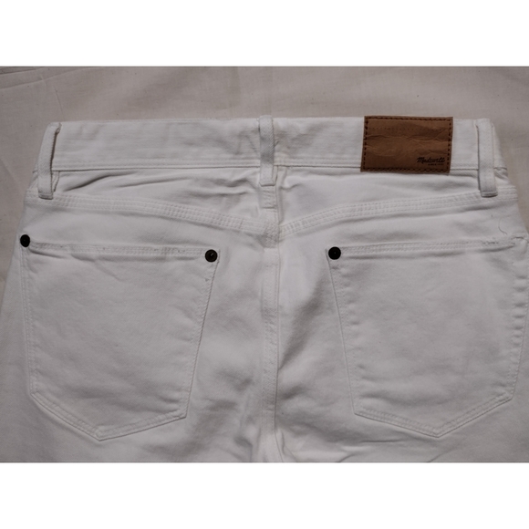 Madewell ankle zip crop white jeans size 27 - Picture 6 of 16